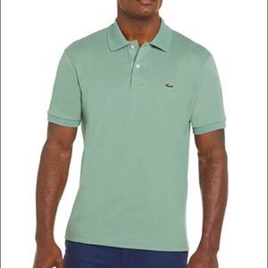 (NWT) Lacoste Mint Green Pique Polo Size 3/S